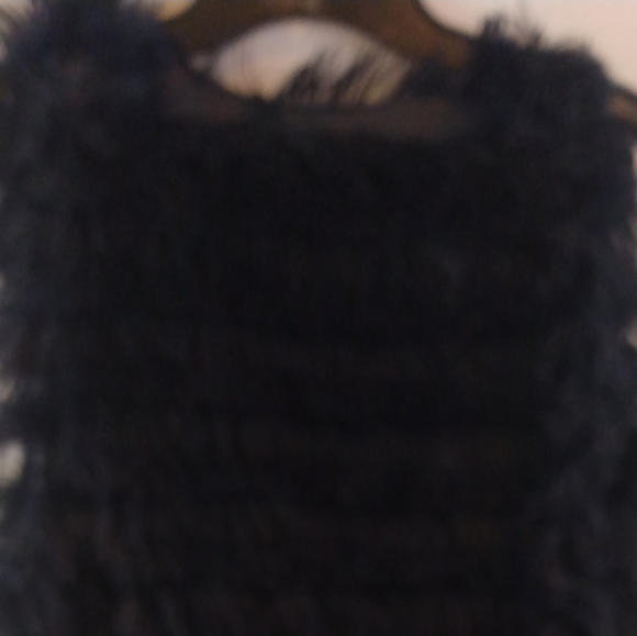 She +Sky Blue Faux Fur Vest - Picture 6 of 7